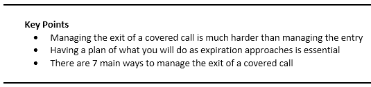 exit strategies for options trading